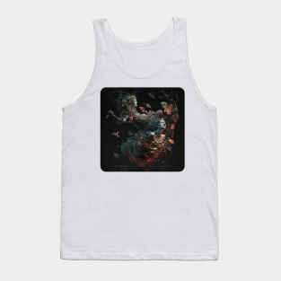 The Light and the Dark: Persephone's Journey Through the Underworld Tank Top